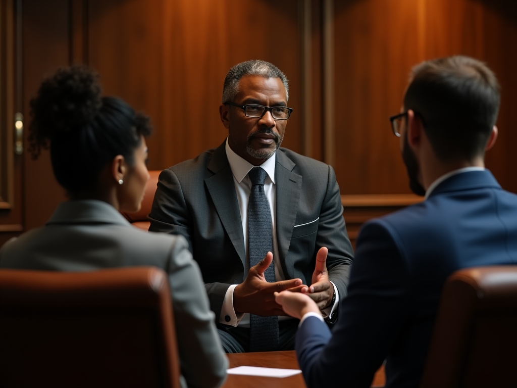 Réunion avec un client